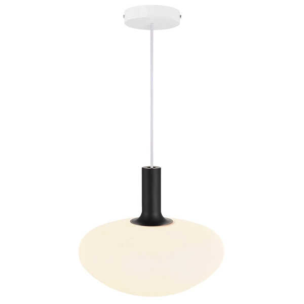 Lampa wisząca ALTON E27 60W Szkło | Biały
