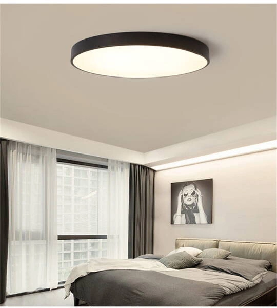 Plafon Łazienkowy LED 19W Okrągły Czarny 18cm Ściemnialny Abruzzo Uno