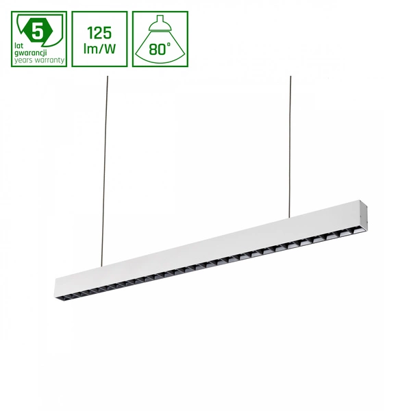 ALLDAY INSPIRE ONE DARK LIGHT 80st CZARNY 940 46W 230V 1680mm BIAŁY