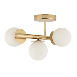 Lampa Sigma AVOLA plafon 3 złoty/biały 40798