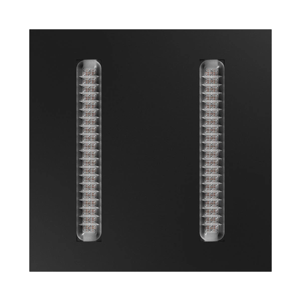 ALGINE DOPPIO PANEL 40W NW 230V 80ST IP20 600X600X35 CZARNY 5 LAT