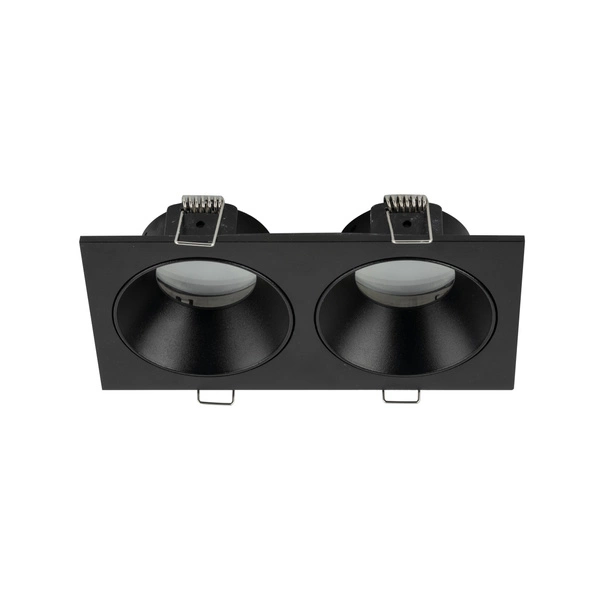 Oprawa wpuszczana podwójna czarna PRISMA DUO BLACK 2 XGU10 10579