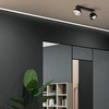 ALTEA BLACK LAMPA SUFITOWA 2 PŁ + ŻARÓWKI 6518