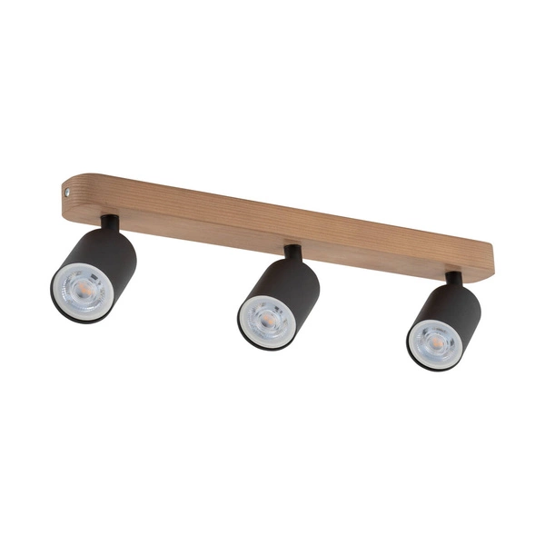 Lampa sufitowa TOP WOOD 3292 3xGU10 czarna 3292