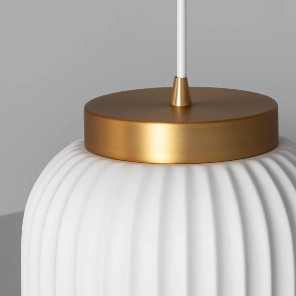 Lampa Wisząca z Porcelany Abruzzo Porcellado E14