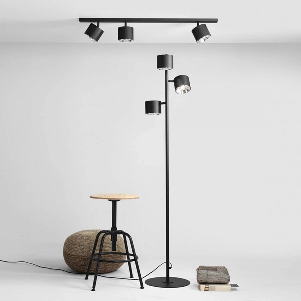 Aldex Lampa sufitowa BOT 3, 1047PL_E, czarna, 3x35W GU10