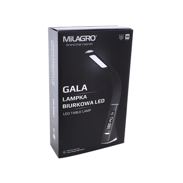 LAMPKA BIURKOWA GALA 6W LED CZARNA ML140