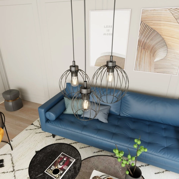 Lampa wisząca Emibig NANDO 3PREM BL 1369/3PREM