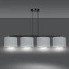 Lampa wisząca Emibig HILDE 4 BL GRAY 1050/4