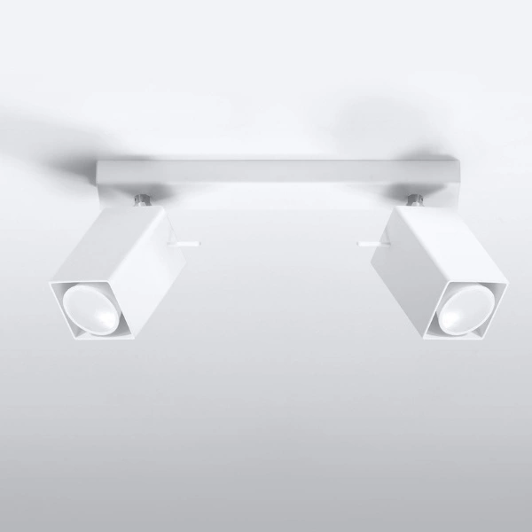 Designerska lampa sufitowa MERIDA 2 SL.0096 Biała 2xGU10