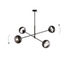 Lampa sufitowa Emibig LINEAR 4 Czarny/STRIPE 1168/4