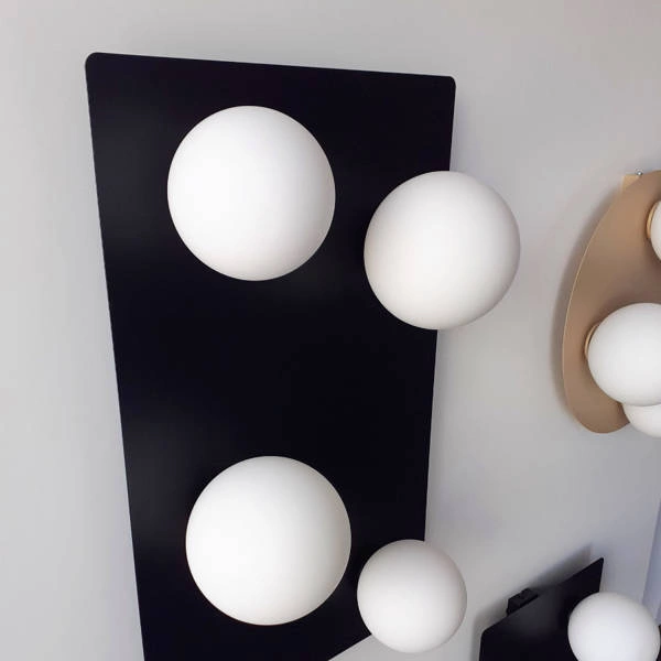 Nowoczesny plafon do biura i domu ARGON G9 12W szer. 33cm | biały