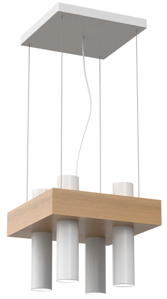 Lampa wiszaca WEST WHITE 4xGU10
