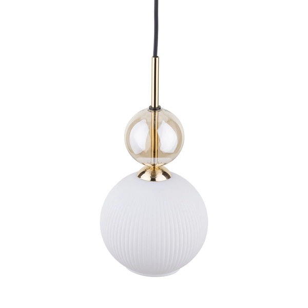 SOPHIA COGNAC WHITE LAMPA WISZACA 1XE14