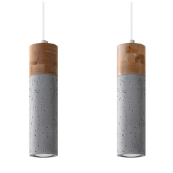 Lampa Wisząca ZANE 2 SL.0966 szara 2xGU10