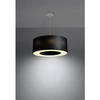 Nowoczesna lampa wisząca SATURNO SL.0748 50 cm czarna 5xE27