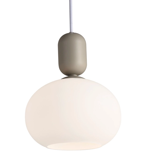 Lampa wisząca NOTTI E27 40W Szkło | Szary