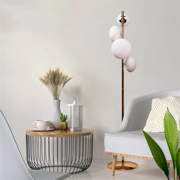 1177 OMI LAMPA PODŁOGOWA ZŁOTY