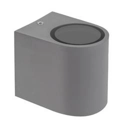 PARETE GU10 X1 JEDNOKIERUNKOWY KINKIET 250V IP54 80 x 73 x 95mm SZARY