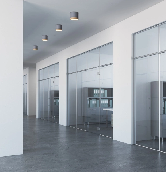 Lampa sufitowa TUBA 2275925, szara/drewno, 9W LED, barwa neutralna 4000K