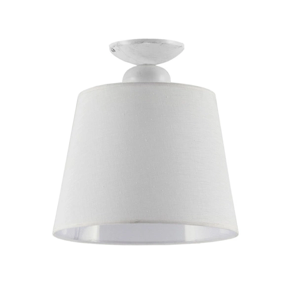 Klasyczna Lampa sufitowa KAMELIA wys. 0cm 1xE27 15W IP20 | Biały