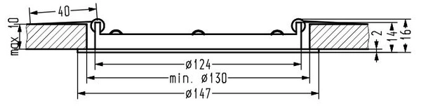 SP-02 WH 6W LED 230Voczko sufitowe lampa sufitowa PANEL LED STAŁA OKRĄGŁA ŚR. 150