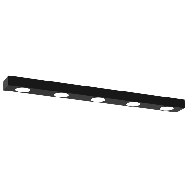 Lampa sufitowa ALEXANDER, MLP8833, czarna, 5x11W GX53