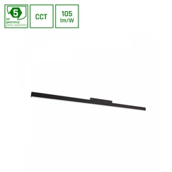 SYSTEM SHIFT SMART- LINE L oprawa liniowa 902x23x42mm 22W 100st czarny CCT/DIM 5 lat gw.