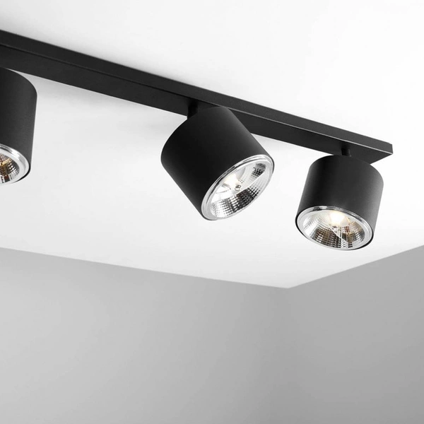 Aldex Lampa sufitowa BOT 4, 1047PL_L, czarna, 4x35W GU10