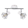 Lampa sufitowa VERVE listwa 92-61348 biały/chrom 2xE14