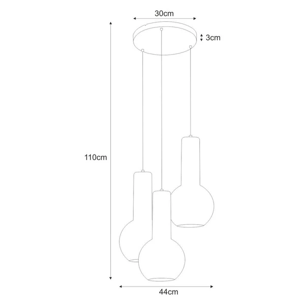 Lampa wisząca K-4527 z serii ARVI WHITE