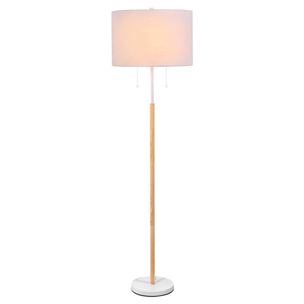 Lampa stojąca Fogo 2xE27 biała LP-0304/2F WH