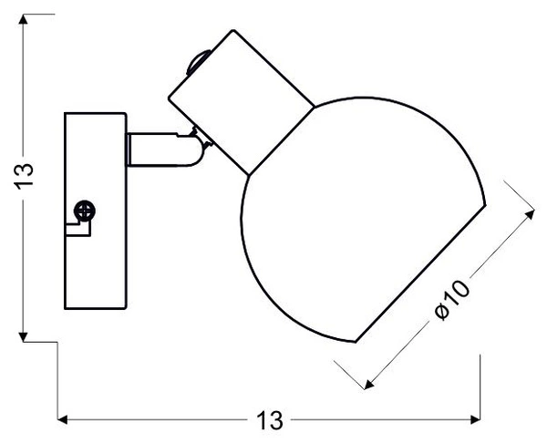Kinkiet MAURO 91-61584 satyna nikiel 1x4W E14 LED RGB z pilotem