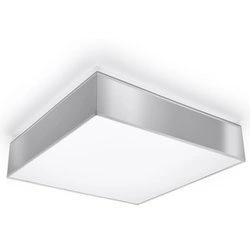 Plafon Sollux HORUS 45 Lampa sufitowa PVC, Stal, szary 3 x 15W LED, SL.0140