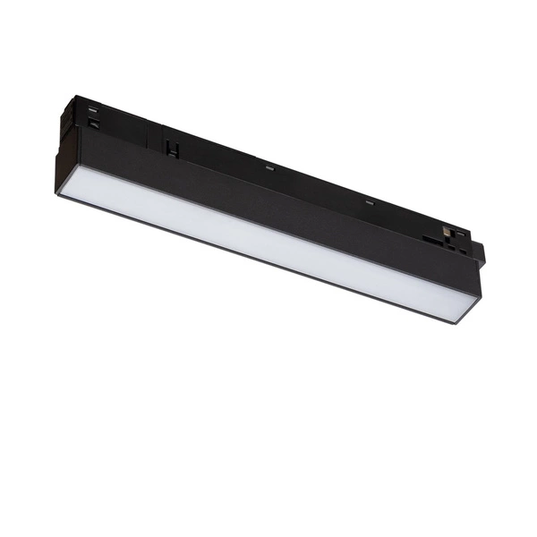 Oprawa LINE LED 20cm 9W barwa ciepła 3000K do szyn magnetycznych | czarny 10143