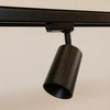 Lampa spot na szyno przewód 3 fazowy CROSTI LACCE track GU10 CZARNA