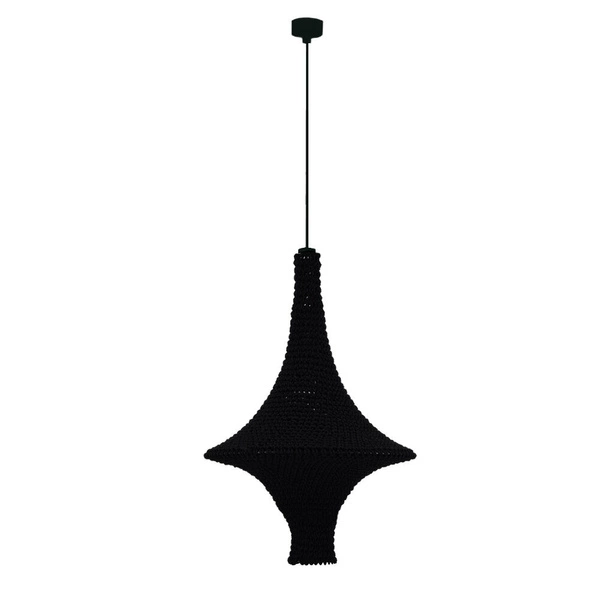 Lampa wisząca Alda M - Czarna (420 mm) 5112 Antigo