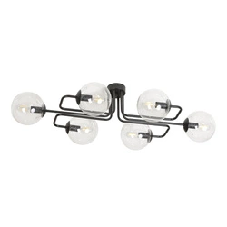 Lampa sufitowa Emibig BRENDI 6A BL TRANSPARENT 831/6A