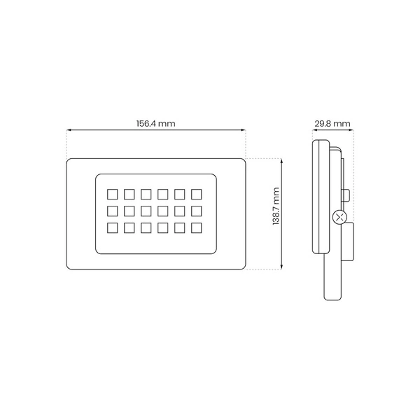Naświetlacz LED 30W 4000K