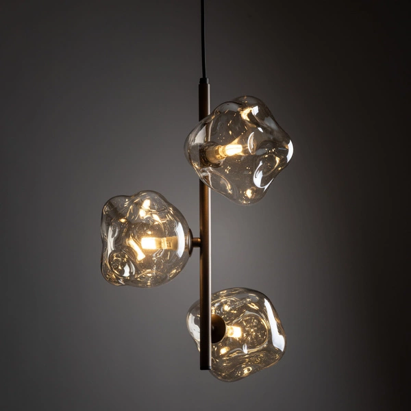LAVA BROWN LAMPA WISZĄCA 3XG9