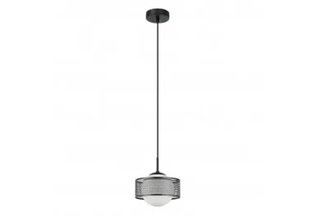 Lampa wisząca Lomica śr. 20cm E27 | czarny