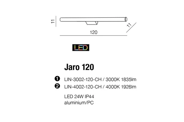 Azzardo JARO 120 4000 CH 2098