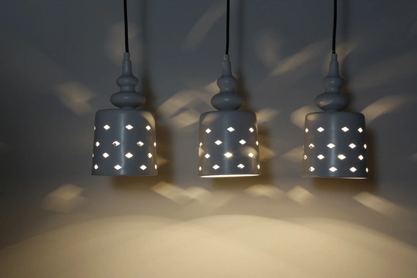 Lampa wisząca HAMP 33-51943 biała 3x60W E27