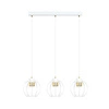 Lampa wisząca Emibig AJAX 3 Biały/GOLD 1224/3