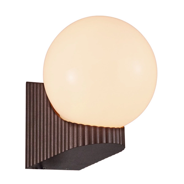 Kinkiet HAYLEY E27 25W Aluminium | Brązowy metaliczny