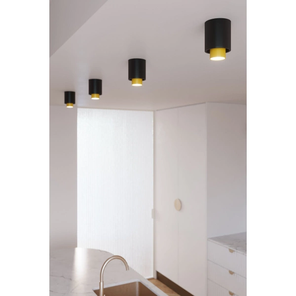 Plafon NESI SL.0982 czarny 1xGU10