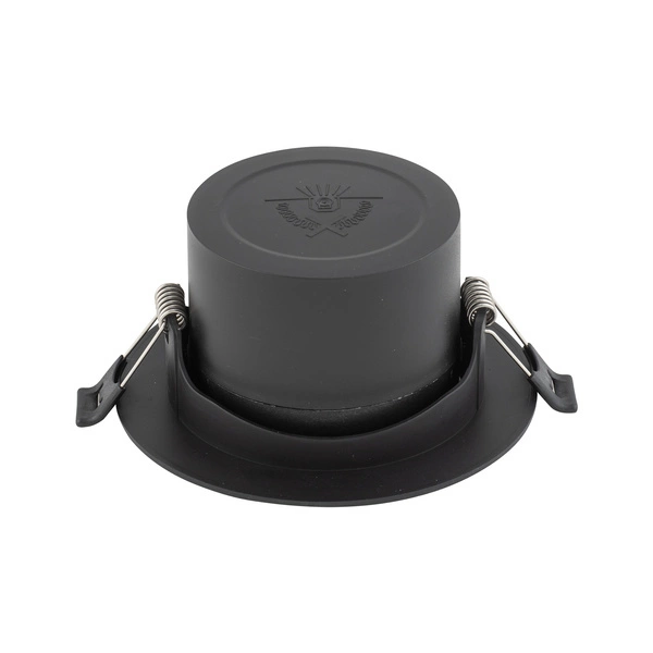 Lampa podtynkowa EGINA LED szer. 11cm 10W barwa neutralna 4000K | czarny 10554