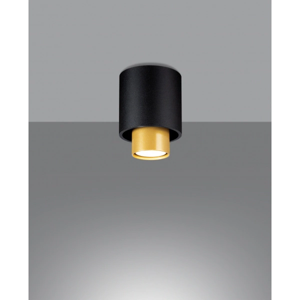 Plafon NESI SL.0982 czarny 1xGU10