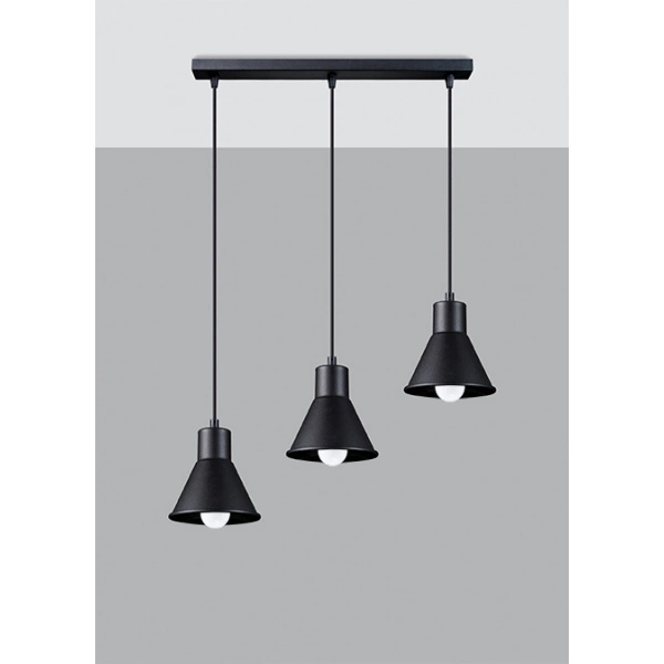 Lampa wisząca TALEJA 3 SL.0986 czarna 3xE27