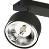 ALTEA BLACK LAMPA SUFITOWA 2 PŁ + ŻARÓWKI 6518